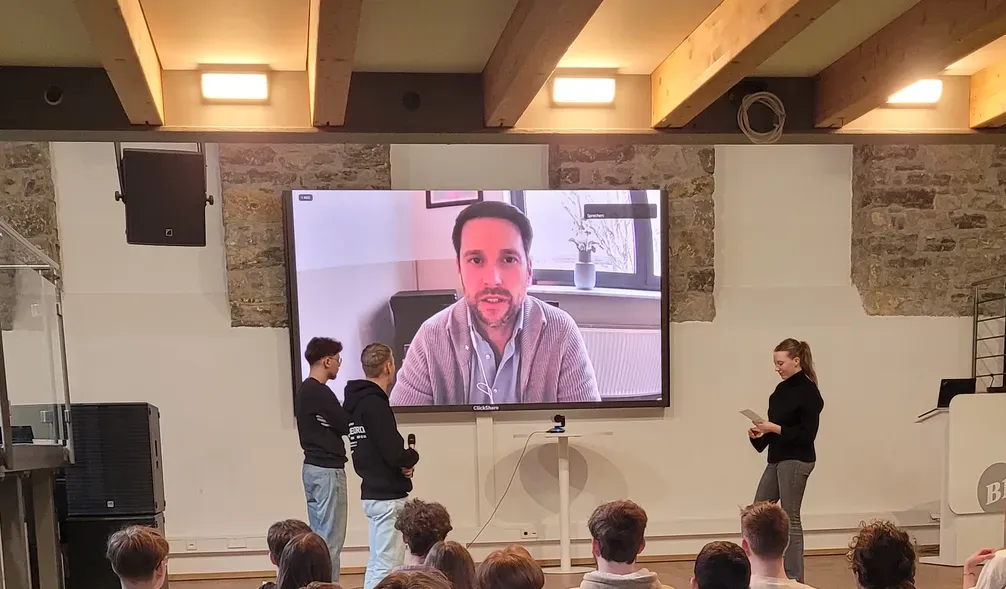 Mr.Wissen2go an der GWS Lörrach Bild